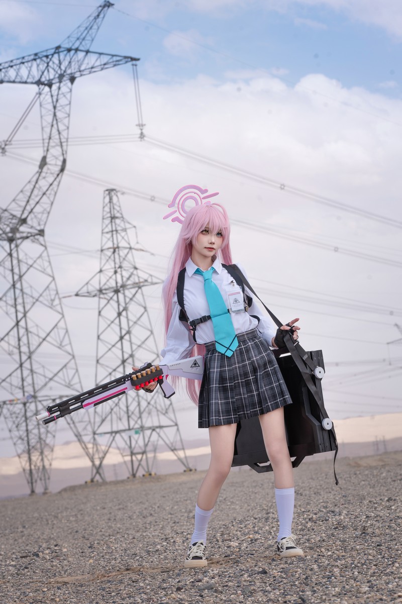 艾西Aiwest 星野Cosplay写真图集 碧蓝档案角色高清美图 49P (290.6M)插图4