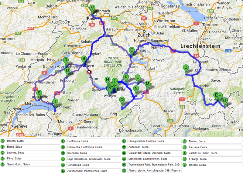 SUIZA - Diarios, Noticias y Tips - Itinerarios de 8 y 9 días (tip 4 de 5), Country-Switzerland (2)