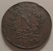 10 Céntimos - Luis XVIII / Sitio de Amberes, 1814 IMG-20211116-171055