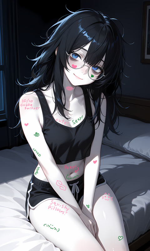 Doodled