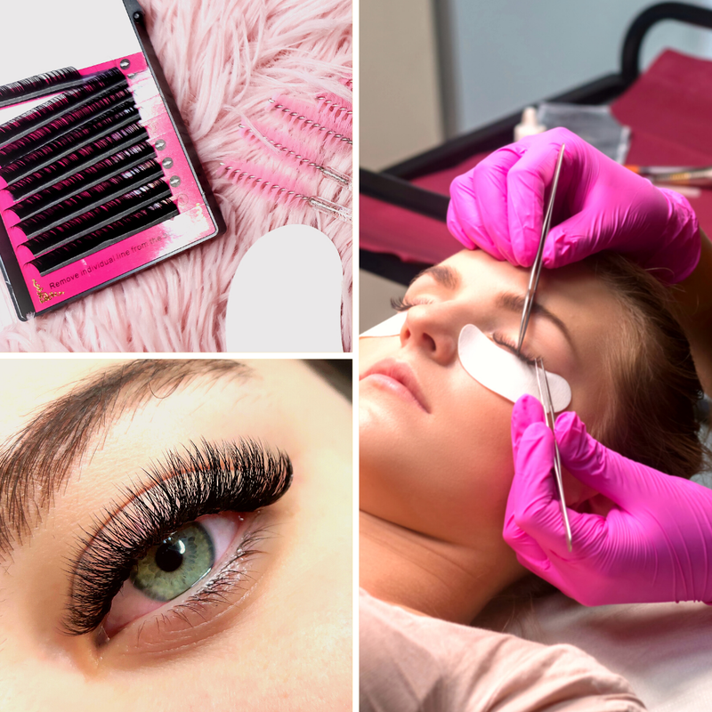 Antes e Depois - Extensão de Cílios