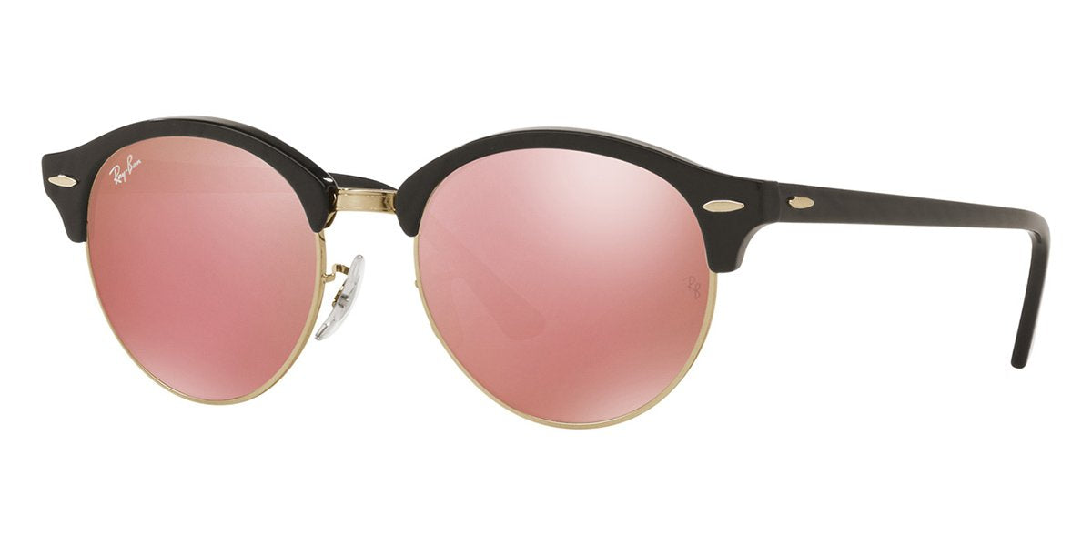 Ray Ban Round Pink Mirror Sunglasses Ray Ban - Blaze Round Metal Mirror Sunglasses Pink | www  main image 2