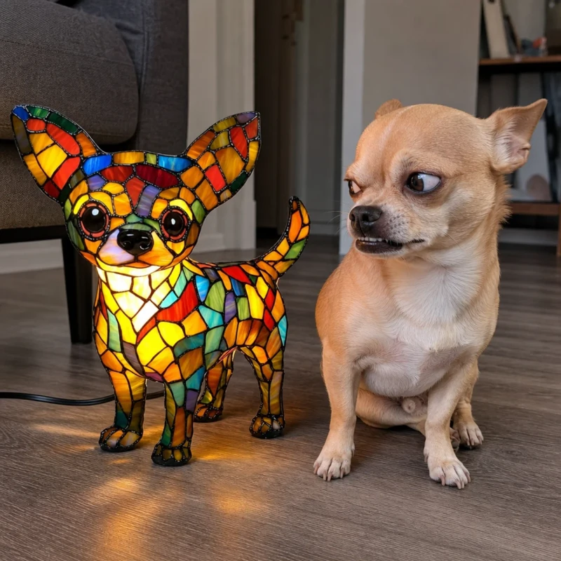 Fajtahű lámpa közelről