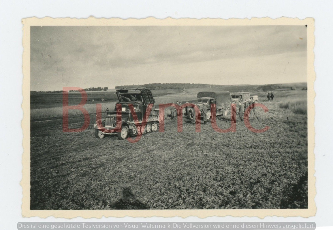 Foto frühes sdkfz kettefahrzeug Transport Lkw usw