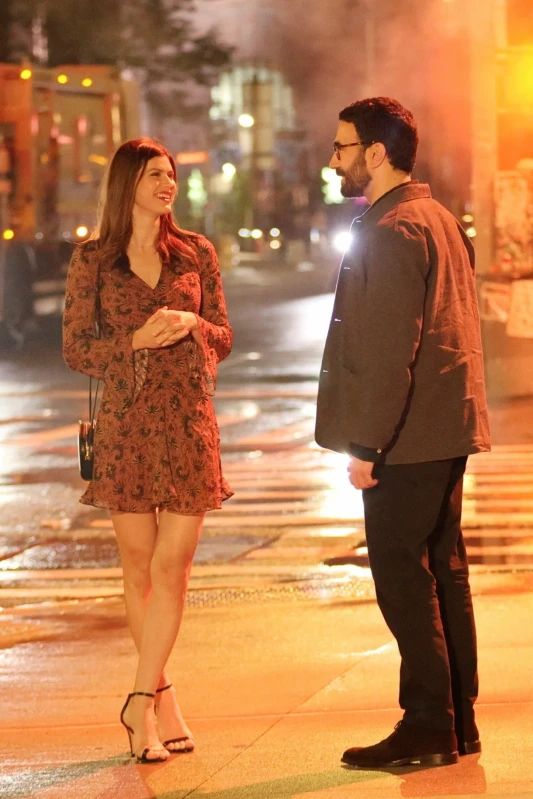 brett goldstein alexandra daddario filming project 04