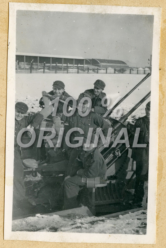 Danzig Gdańsk schwere Flak Geschütz Stellung 1943 Höhenmesser Optik 2Wk