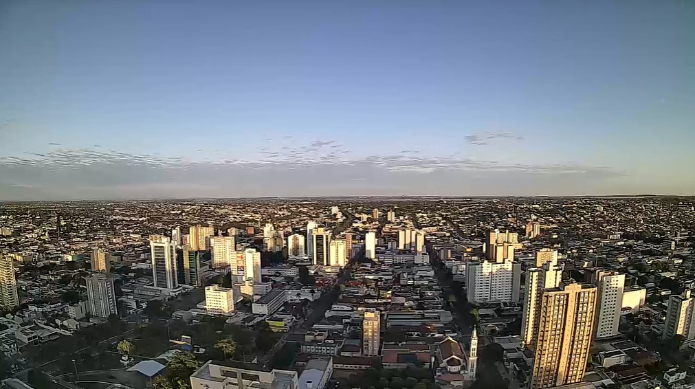Campo Grande nesta manhã de quinta-feira