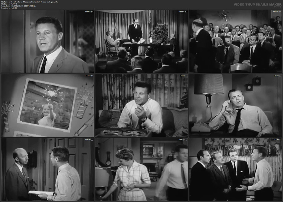 The Adventures of Ozzie and Harriet 6x03 Treasurer's Report.mkv