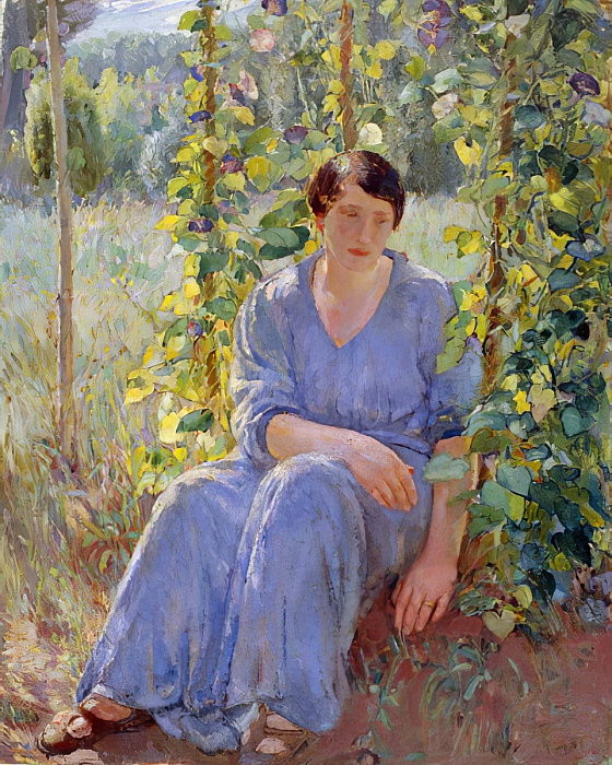Umberto Moggioli - Wife in the Sun  - (MeisterDrucke-217315)