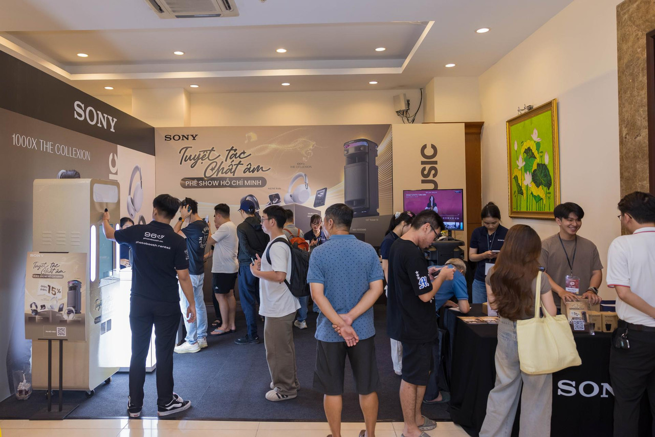 Sony tại P.H.E Show 2026: Một hành trình âm thanh đi từ khoảng lặng cá nhân đến không khí của một bữa tiệc