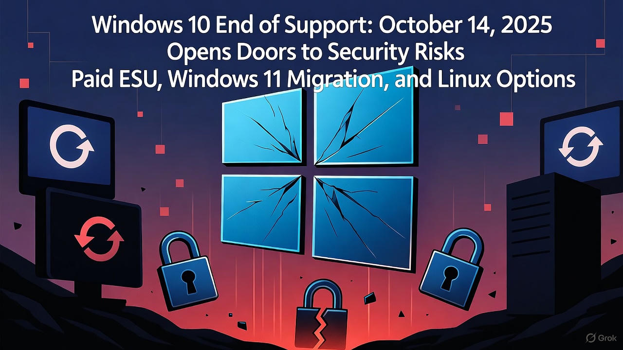 Windows 10 Entra no Cemitério Digital: Fim do Suporte Oficial Chega, Mas o Caos de Segurança Pode Ser Evitado (Ou Não, Dependendo do Seu Orçamento)