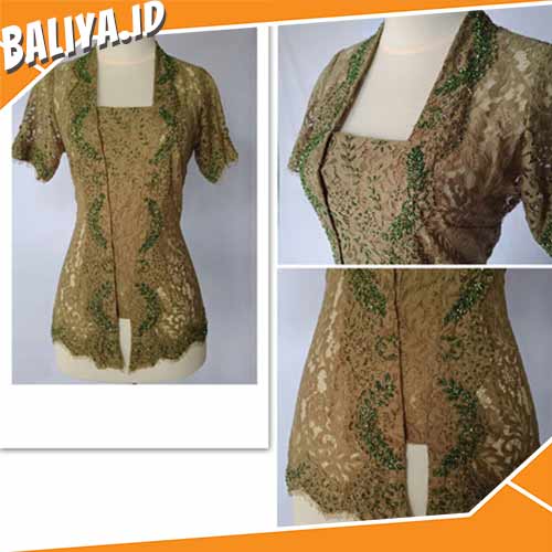Model Atasan Kebaya Brokat Baliya.id