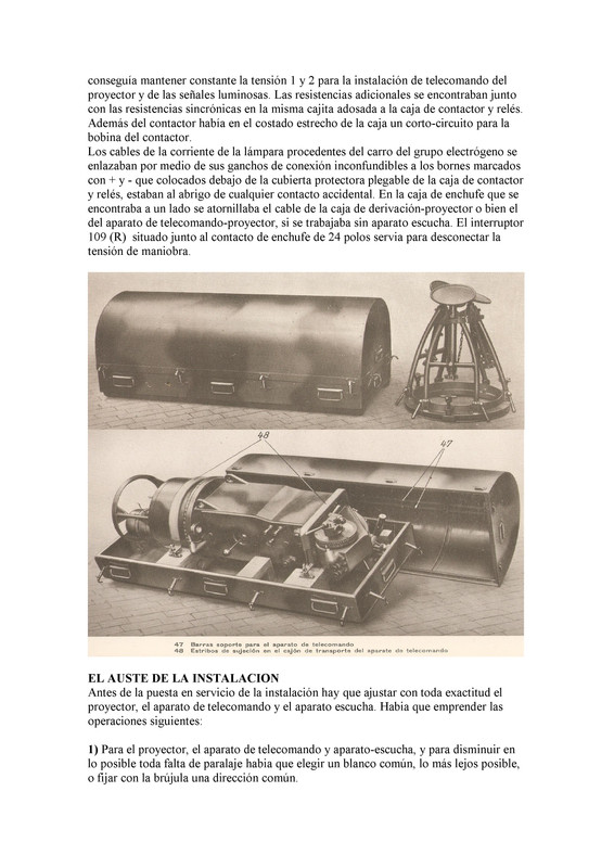 La instalación de telecomando para el proyector G 150  consta de_p27