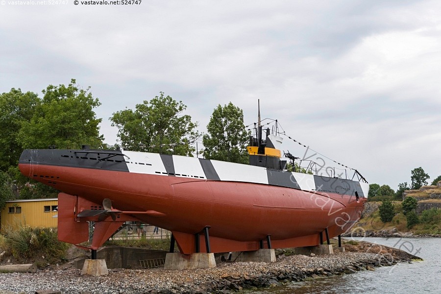 Navires musee Seul-sous-marin-finlandais-survivant-Vesikko2
