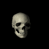 dancing skull