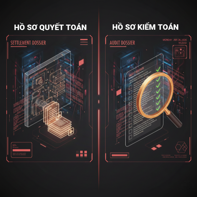 Phân biệt hồ sơ quyết toán và kiểm toán dự án CNTT: Quy trình nghiệm thu UAT, bàn giao mã nguồn và xác minh tính minh bạch chi phí phần mềm.