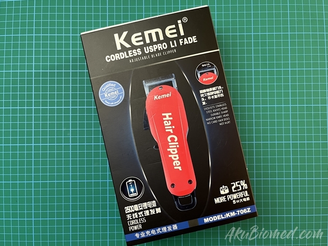 kotak hair clipper Kemei KM-706z