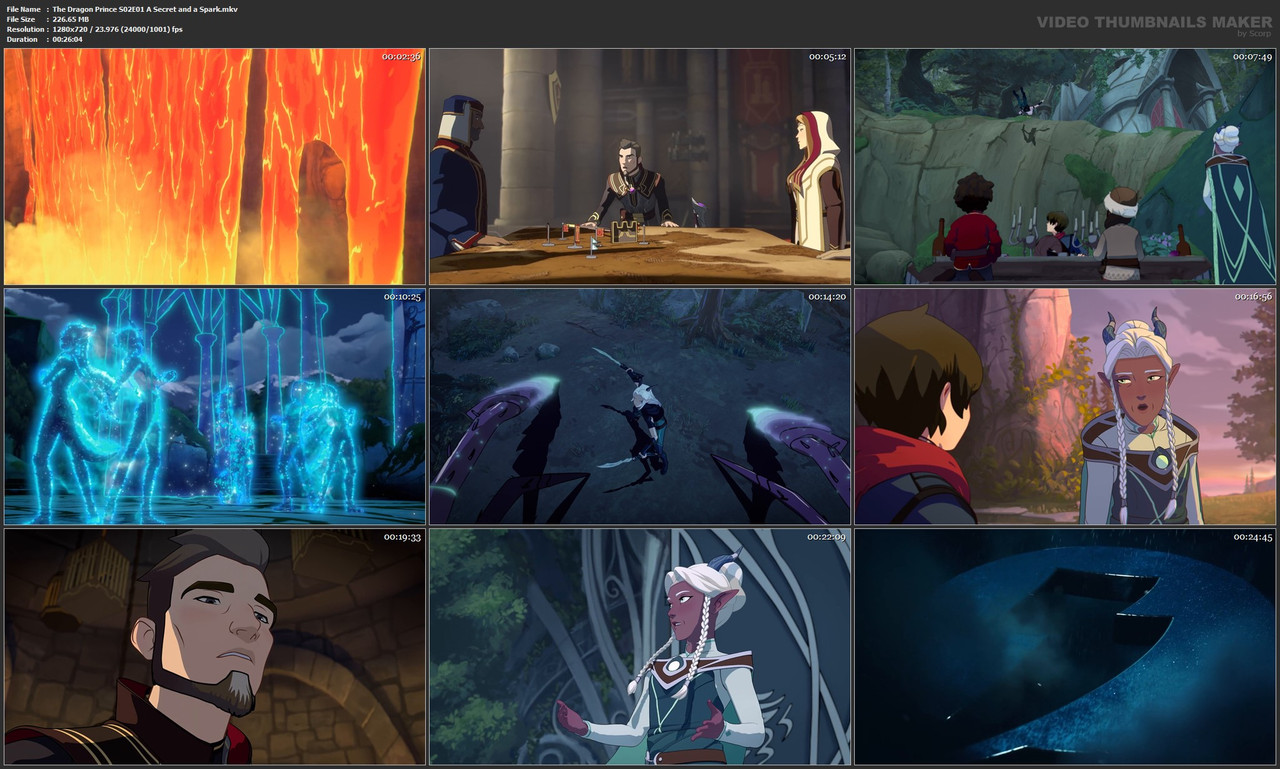 The Dragon Prince S02E01 A Secret and a Spark.mkv