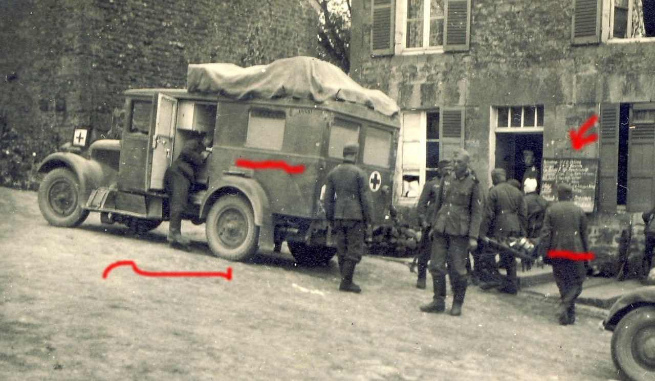 Konvolut KFZ Sanitäter Rotes Kreuz - Sedan Frank