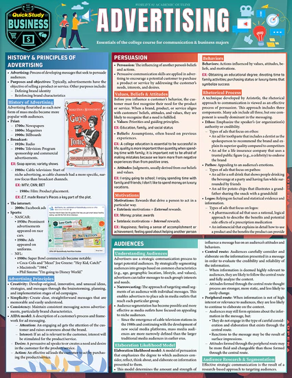 Advertising (QuickStudy Business)