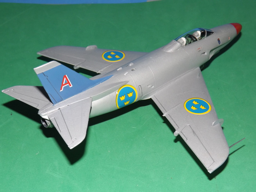 Maquette Heller à Monter - Avion De Chasse SAAB 32 Lansen - Échelle 1/72