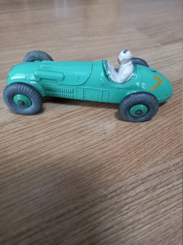 Dinky racing car side