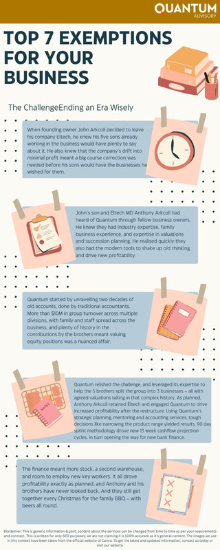 7 Top Exemptions For Your Business