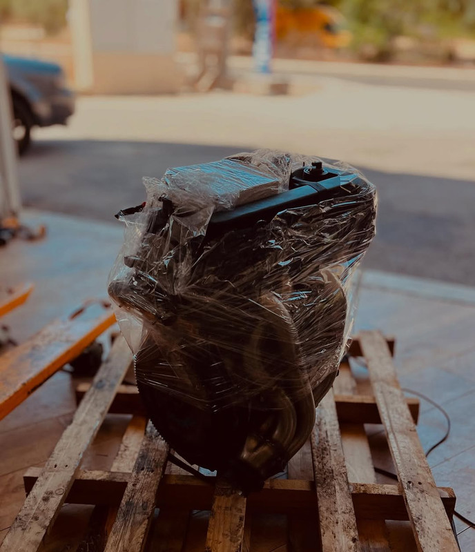 Duratec L5VE Stage 2 engine with DMS headers ready for shipping