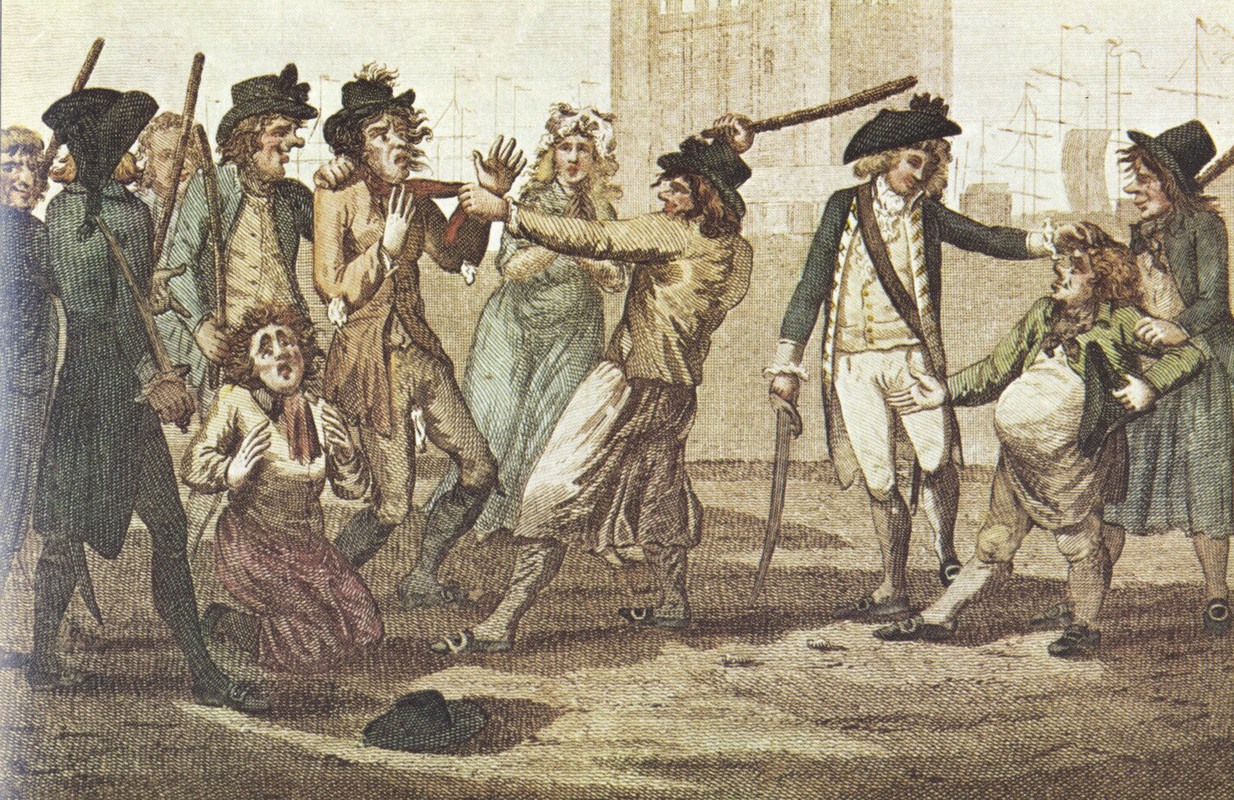 [GÉNÉRIQUE] Ce jour là...  - Page 21 Caricature-1780-press-gang