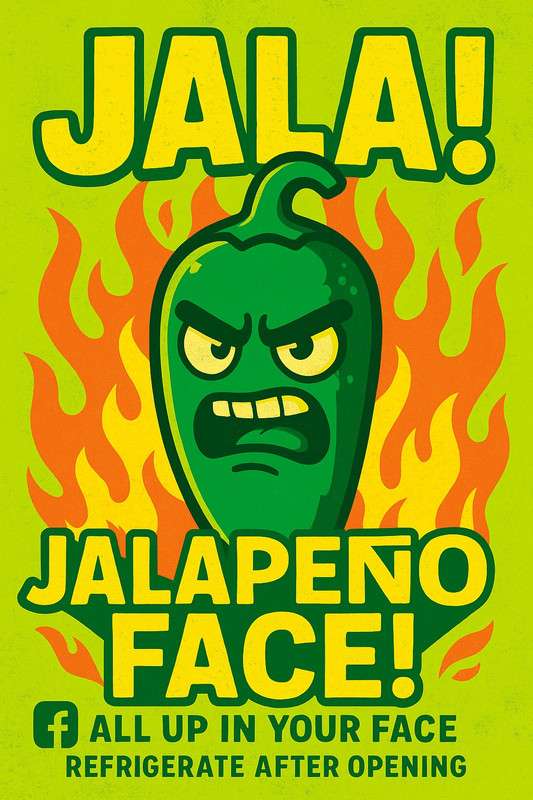 Jala Hot Sauce Bottle