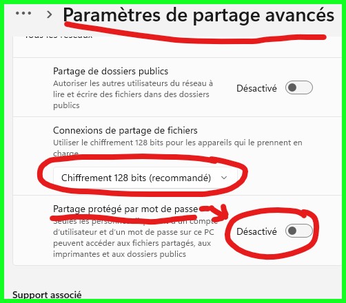 W11 24H2 128 bits et pas de mdp