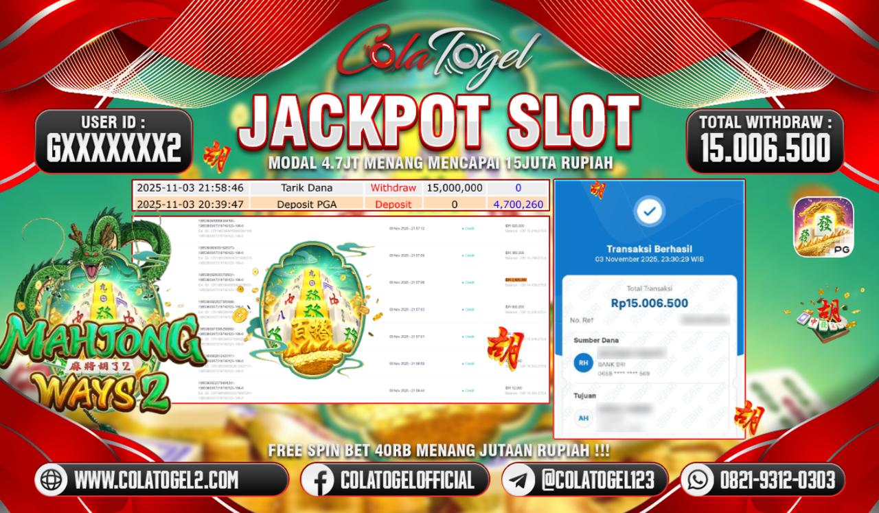 JACKPOT SLOT GACOR!!