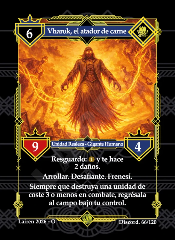 VHAROK, EL ATADOR DE CARNE