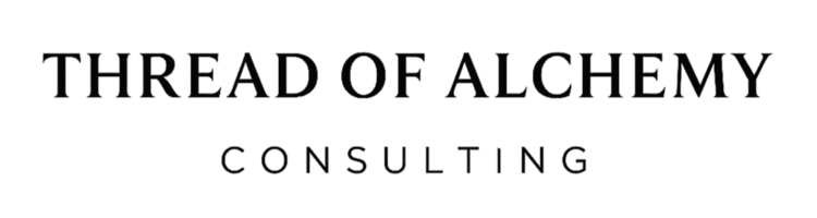 Thread of Alchemy Consulting Text Logo