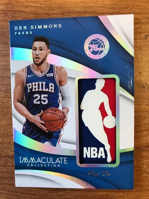 2017-18 Immaculate Big Event Jersey Red BRANDON INGRAM Los Angeles Lakers  #/25