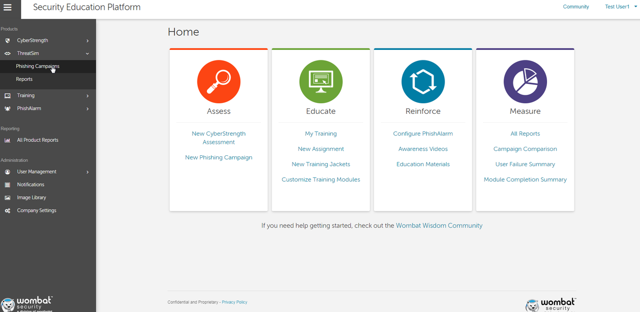 Proofpoint Wombat Security Awareness Training - Phishing Campaign Step by Step