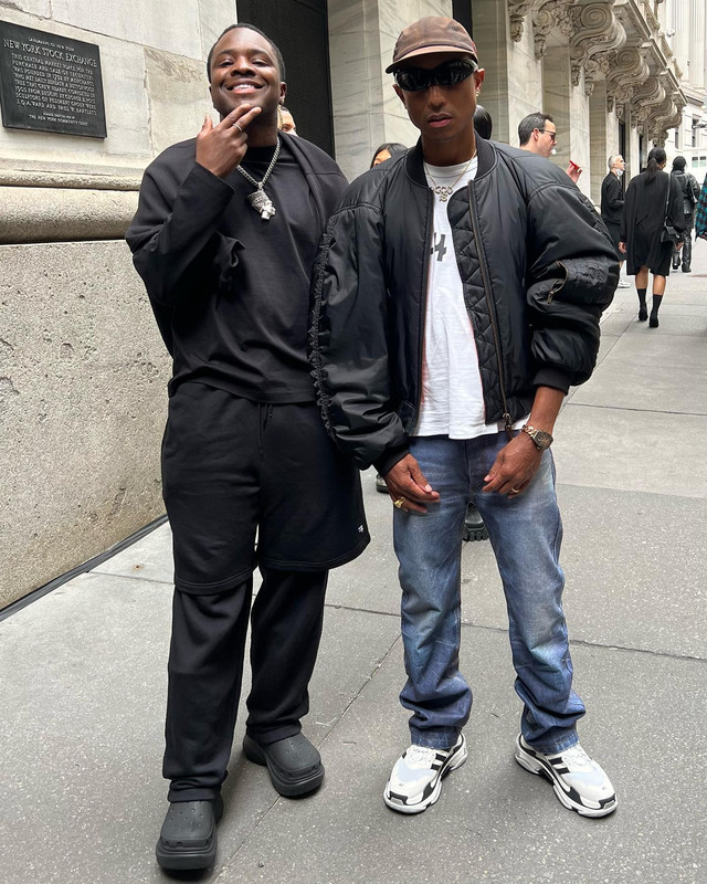 Pharrell & Family At The Balenciaga Spring 2023 Fashion Show In New York  City (May 22, 2022) - The Neptunes #1 fan site, all about Pharrell Williams  and Chad Hugo