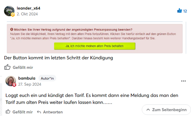 1blu Preiserhöhung 2024