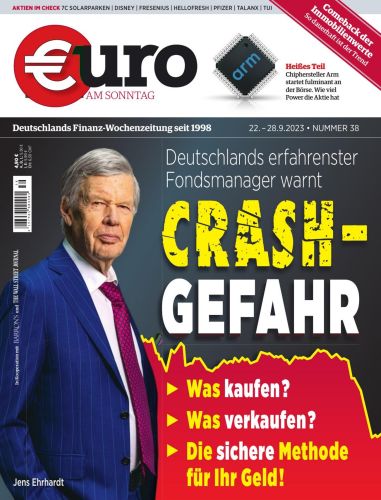 Cover: Euro am Sonntag Finanzmagazin No 38 vom 22  September 2023