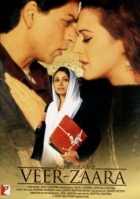 Poster of Veer-Zaara 2004 Full Hindi Movie Download BluRay 720p Poster of Veer-Zaara 2004 720p Hindi BluRay Full Movie Download HD