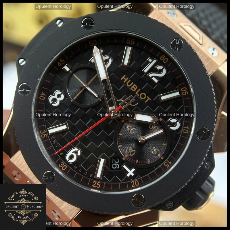 Hublot Big Bang 20th Anniversary King Gold Ceramic Automatic Chronograph Watch 43mm