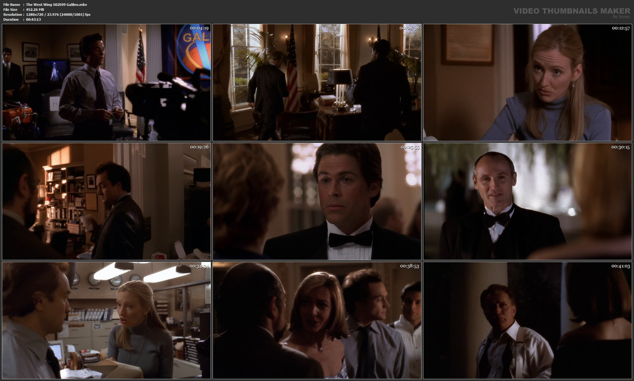 The West Wing S02E09 Galileo.mkv