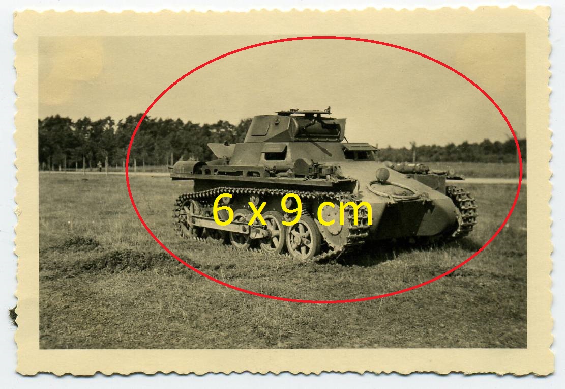 deut Panzer I im Gelände schönes Motiv