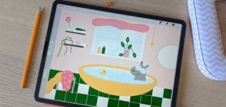 Illustration: Create Scenes & Rooms Using Simple Shapes in Procreate