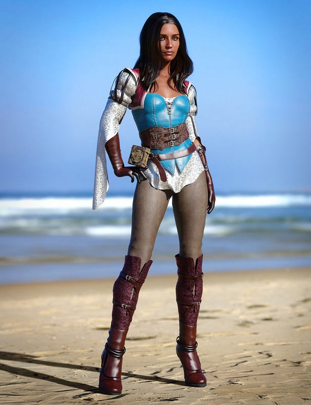 dForce Sparrows Mage Outfit for Genesis 8 Female(s)