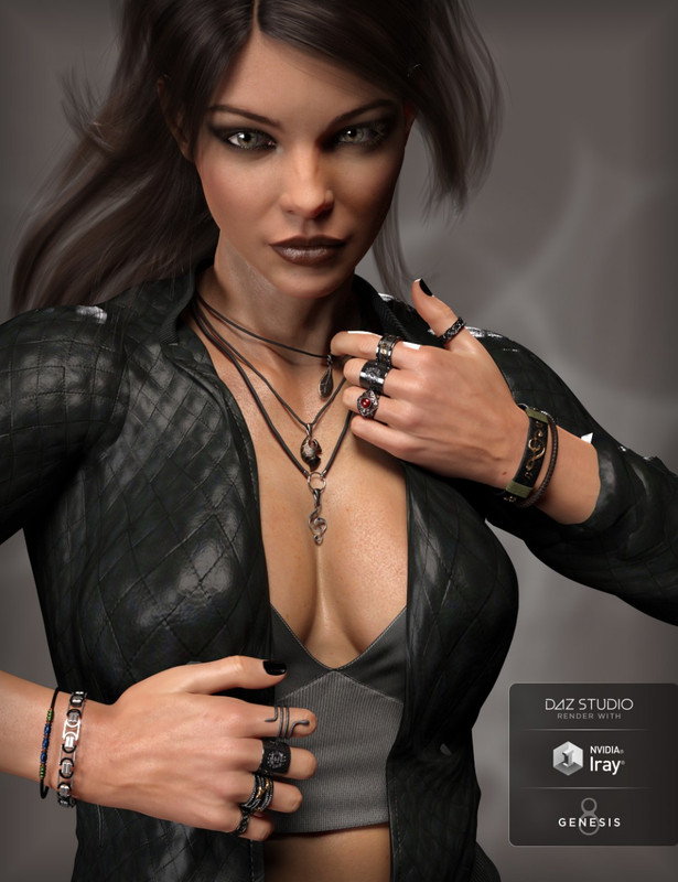 MD Rock Jewelry for Genesis 3 and 8 Female(s) MD Rock Jewelry for Genesis 3 and 8 Female(s)