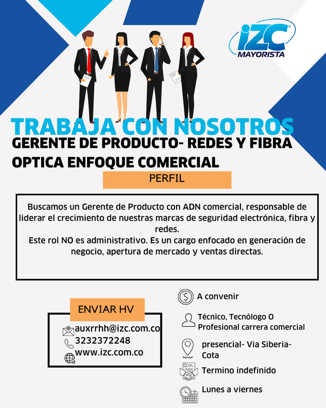 Propuesta gerente de producto redes y seguridad
