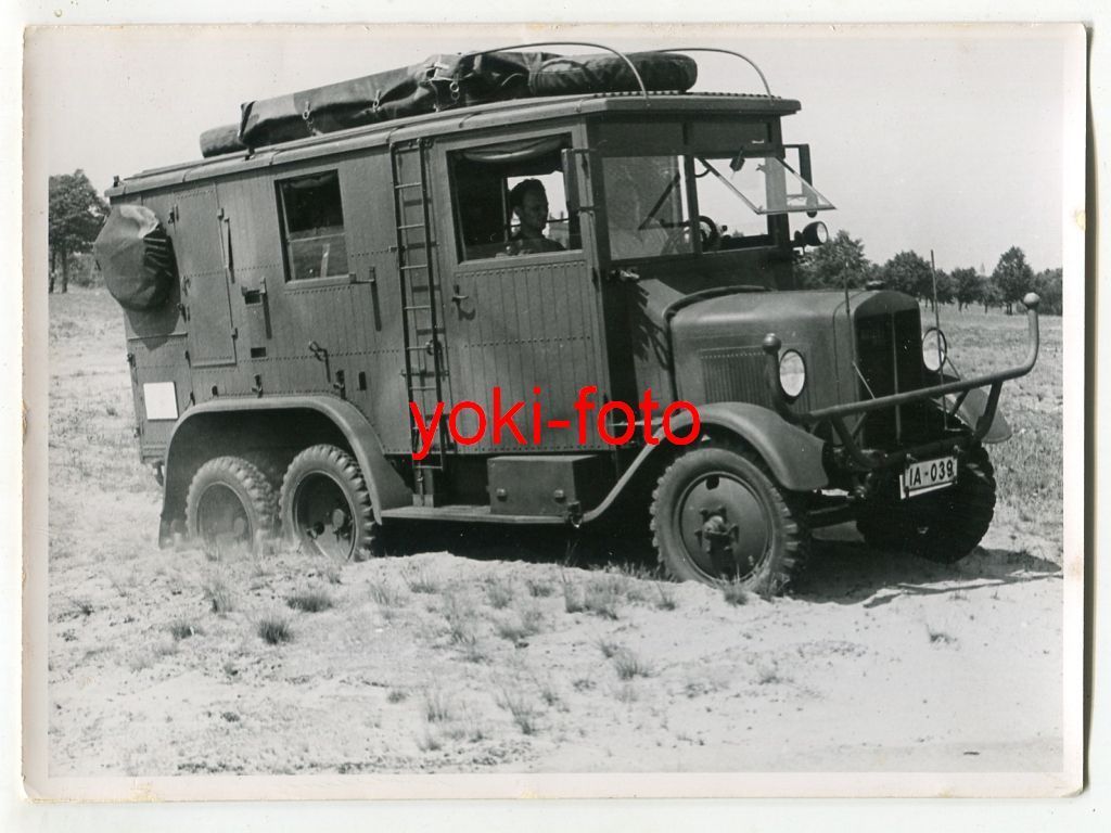 Foto, Wehrmacht, Büssing-NAG G 31, Fernsprechbet