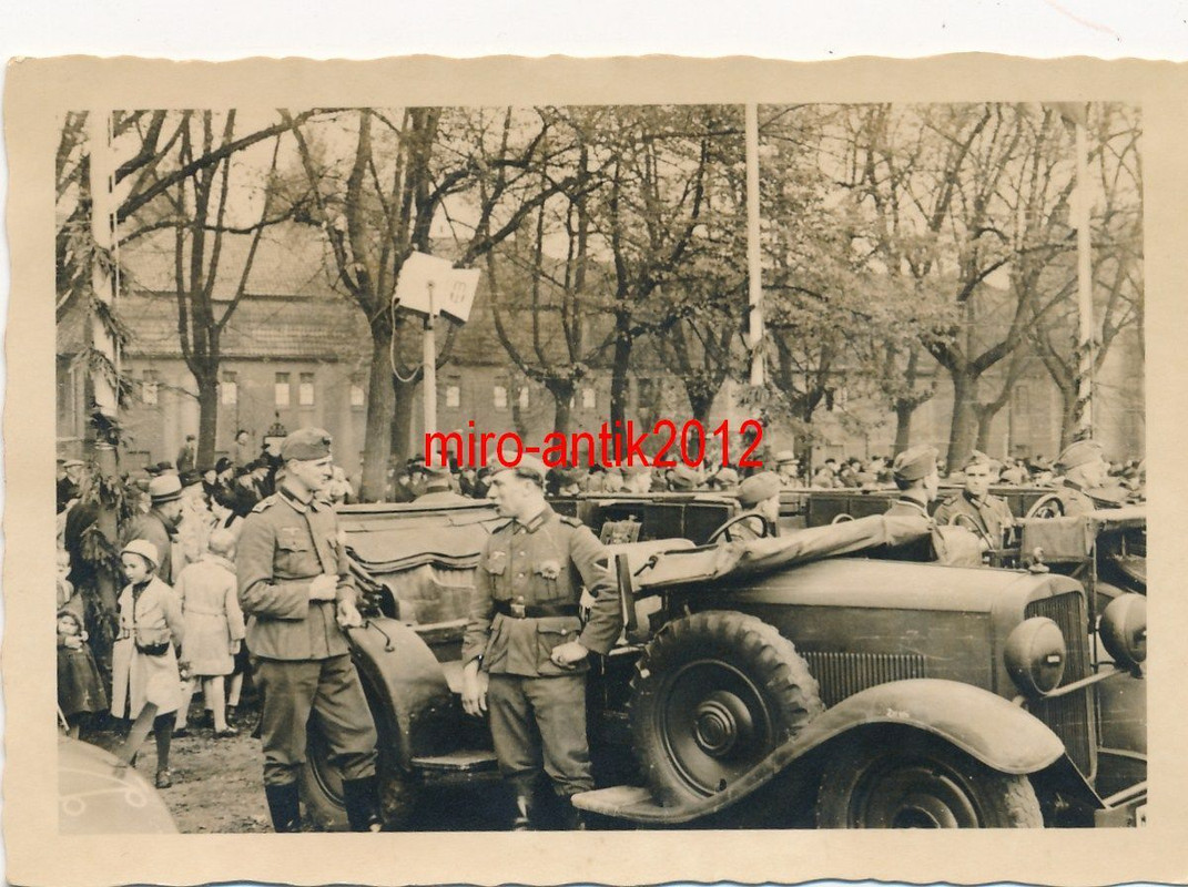 Foto, Wilfried Bopp, Panzerjäger, Aufmarsch in H