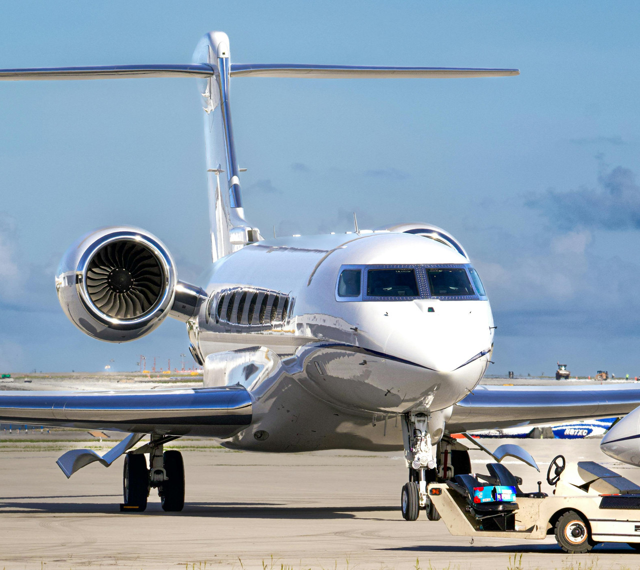 Private jet at Fort Lauderdale Executive Airport